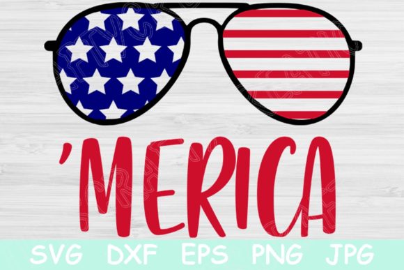 Merica 4th of July Patriotic Graphics