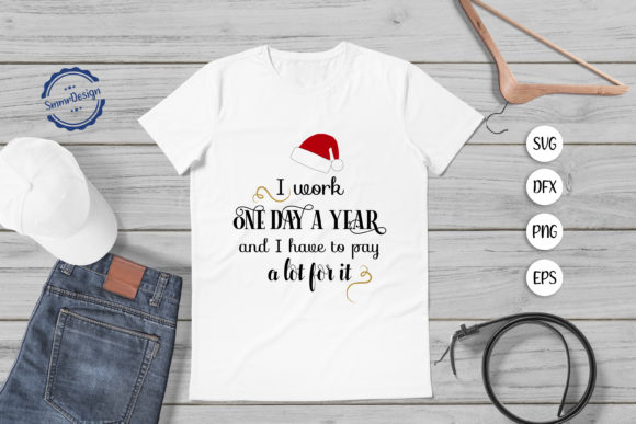 Santa Funny Quote, Christmas SVG
