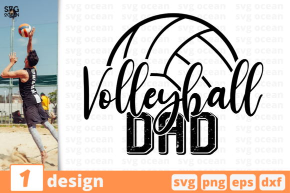 Volleyball Dad Graphics and Crafts